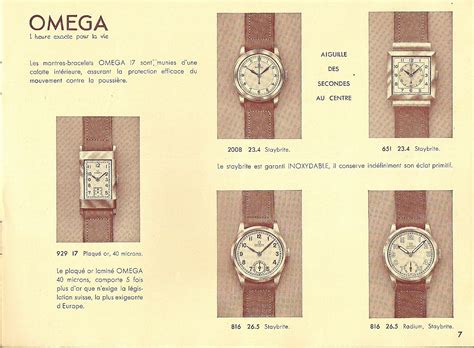 omega watch catalogue download|omega vintage database.